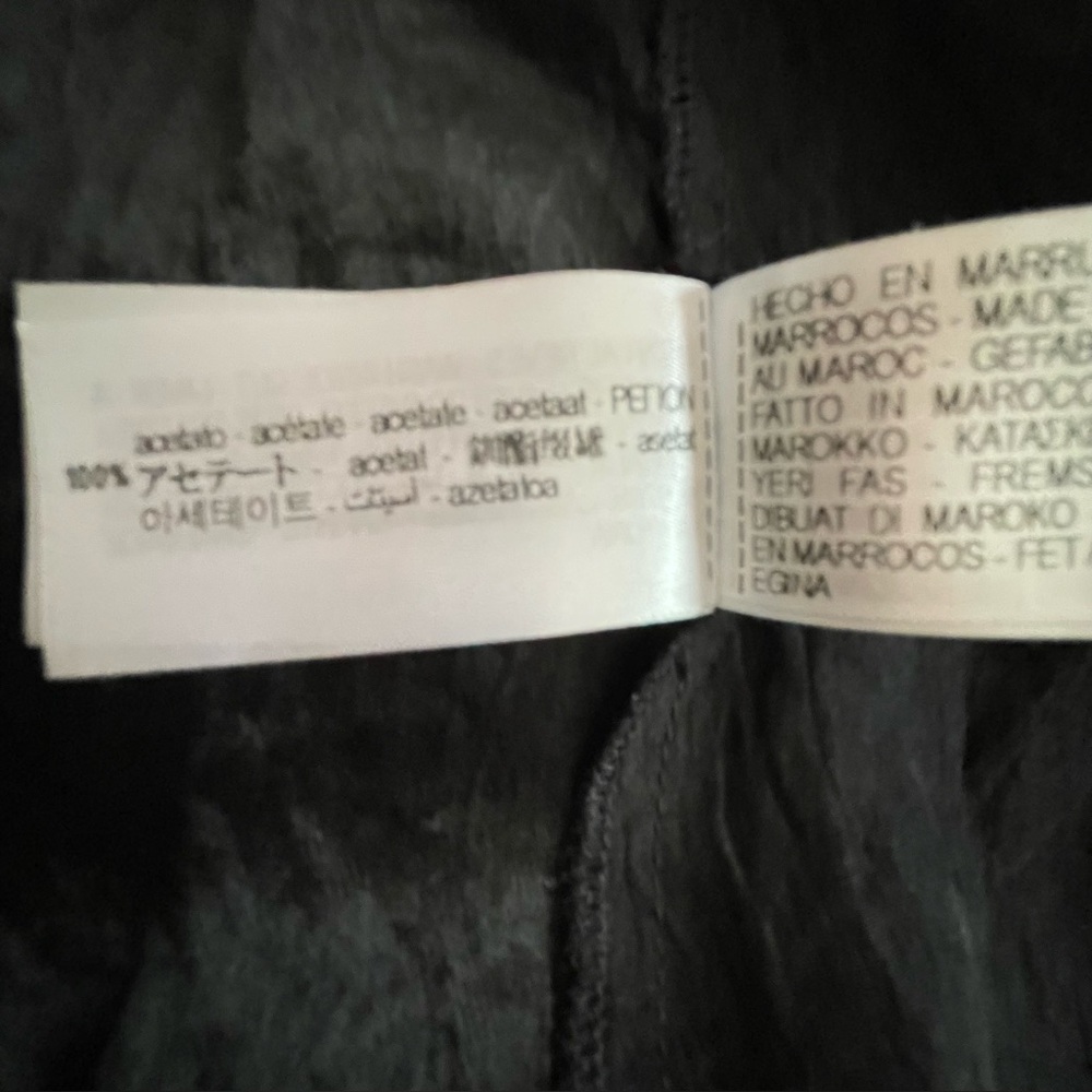 ZARA BLACK SATIN ACETATE MIDIDRESS - Picture 9 of 13